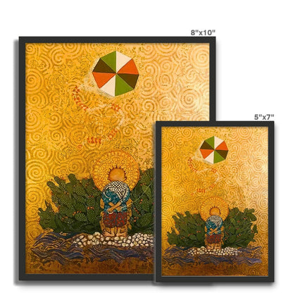 'Handala & The Kite Flying High' Framed Photo Tile Fine art - Gifting Spree