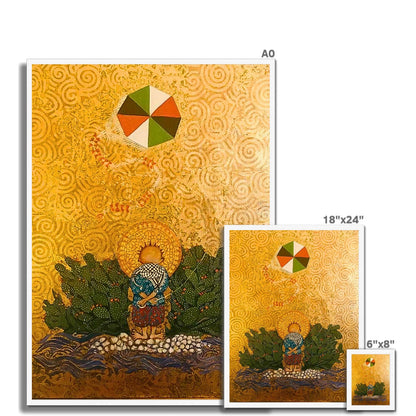 'Handala & The Kite Flying High' Framed Print Fine art - Gifting Spree