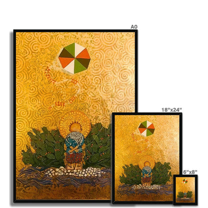 'Handala & The Kite Flying High' Framed Print Fine art - Gifting Spree