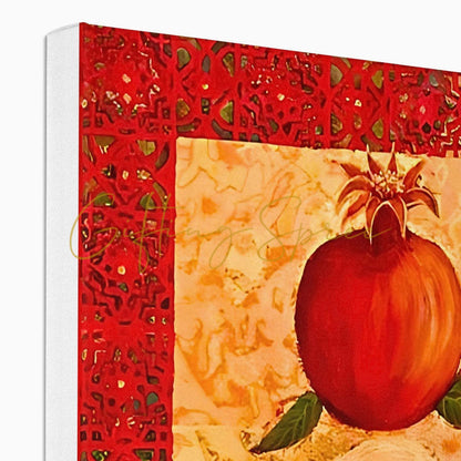 “Handala & The Pomegranate": Eco Canvas Art 'Handala & The Pomegranate' Eco Canvas Art Print Fine art - Gifting Spree