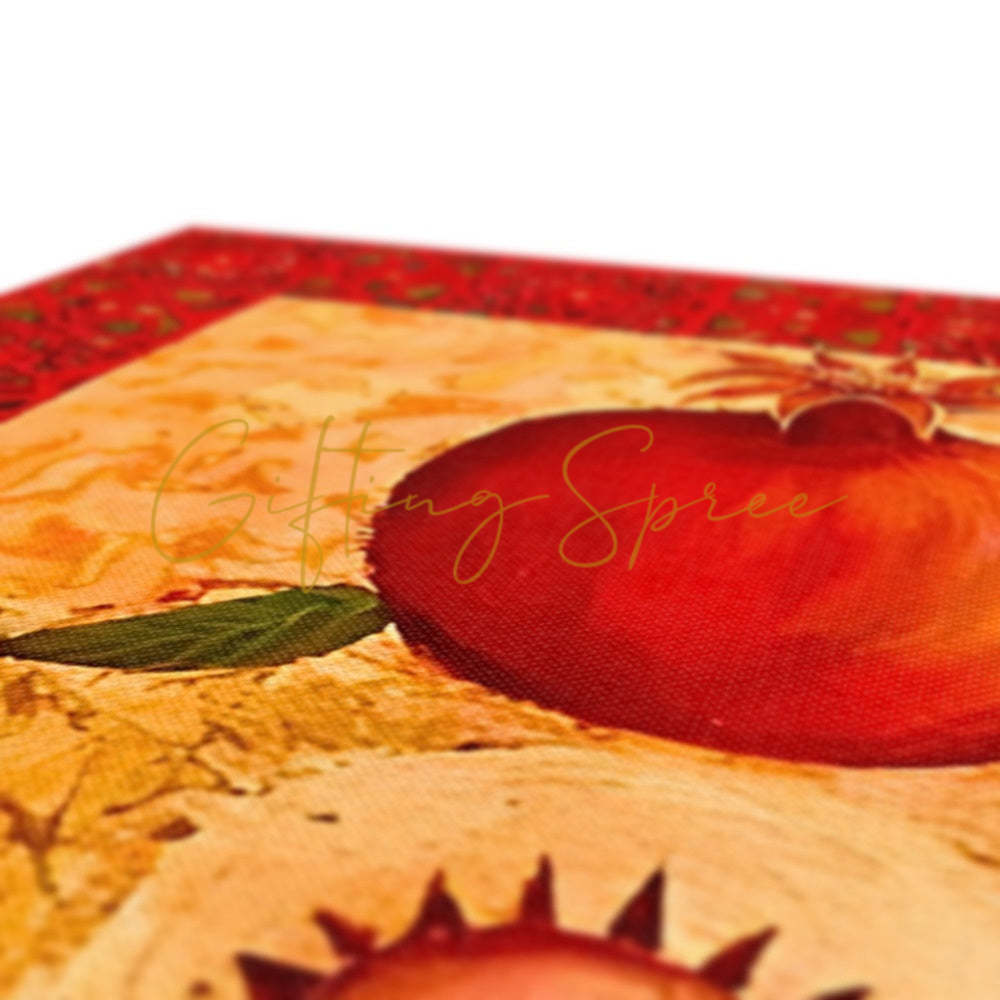 “Handala & The Pomegranate": Eco Canvas Art 'Handala & The Pomegranate' Eco Canvas Art Print Fine art - Gifting Spree