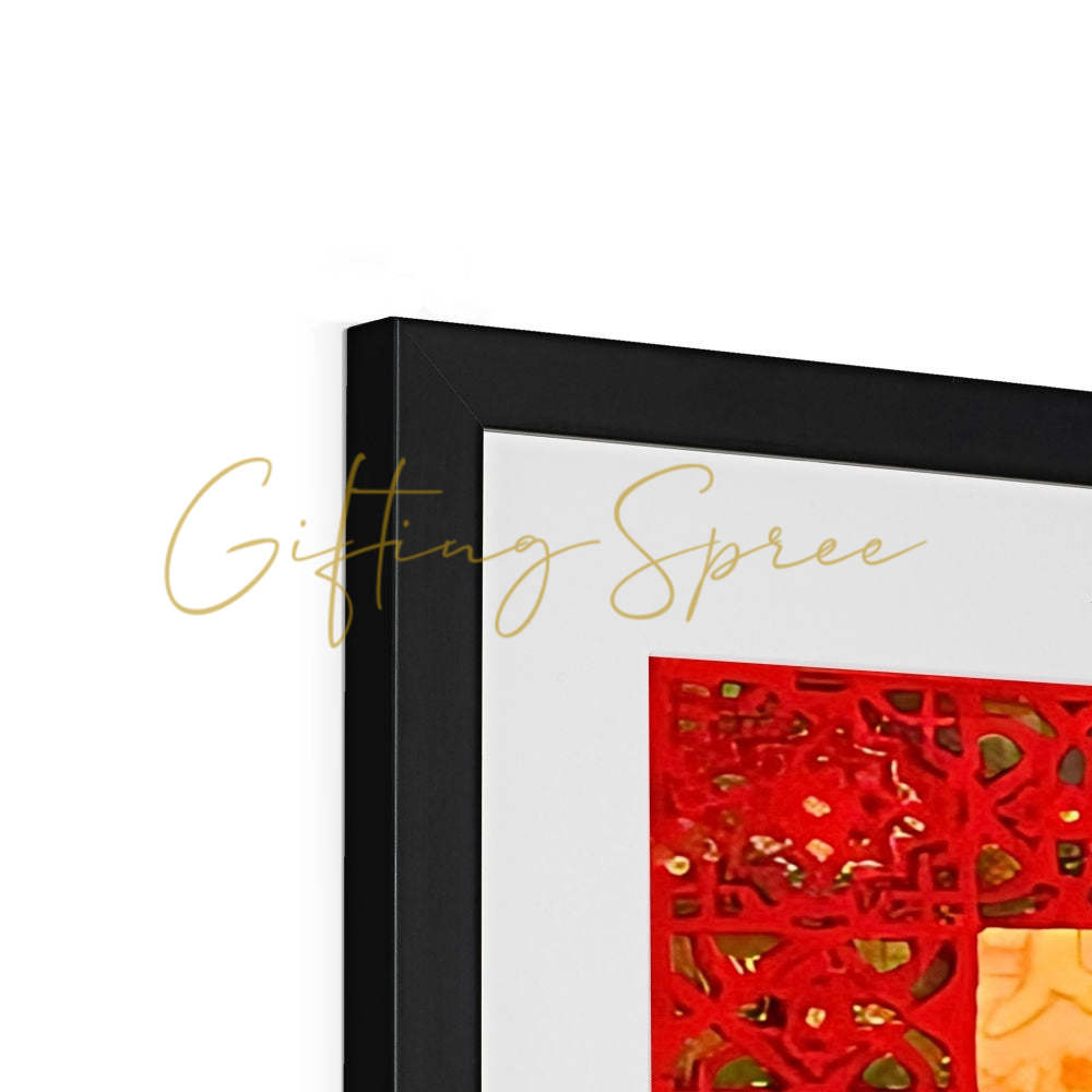 'Handala & The Pomegranate' Framed & Mounted Print Fine art - Gifting Spree