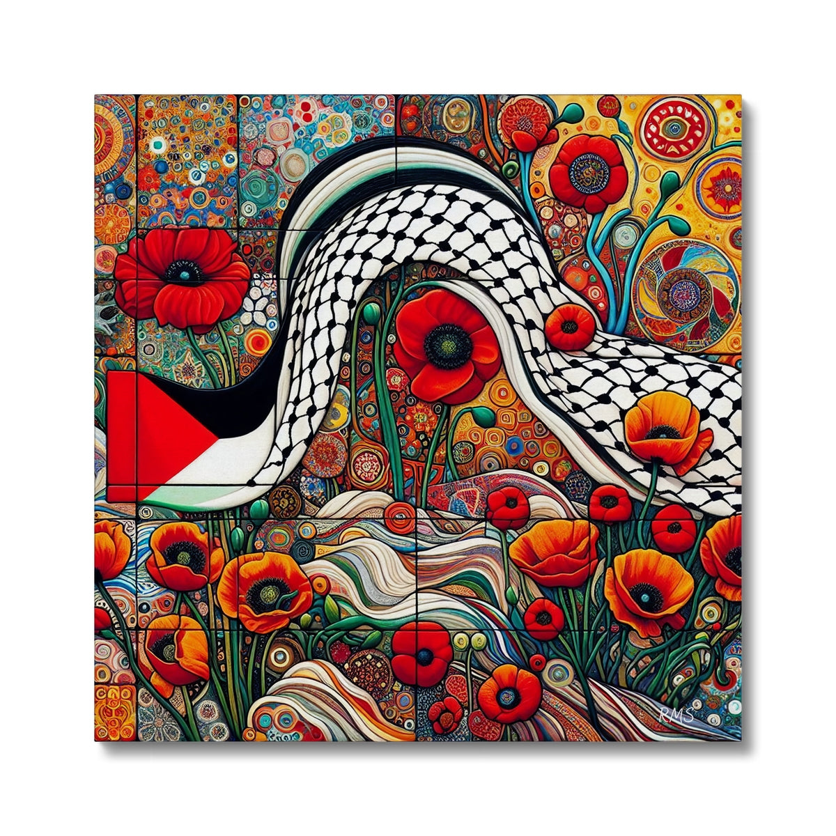 'Identity' Canvas Fine art kite-927557349 24"x24" / White Wrap - Gifting Spree