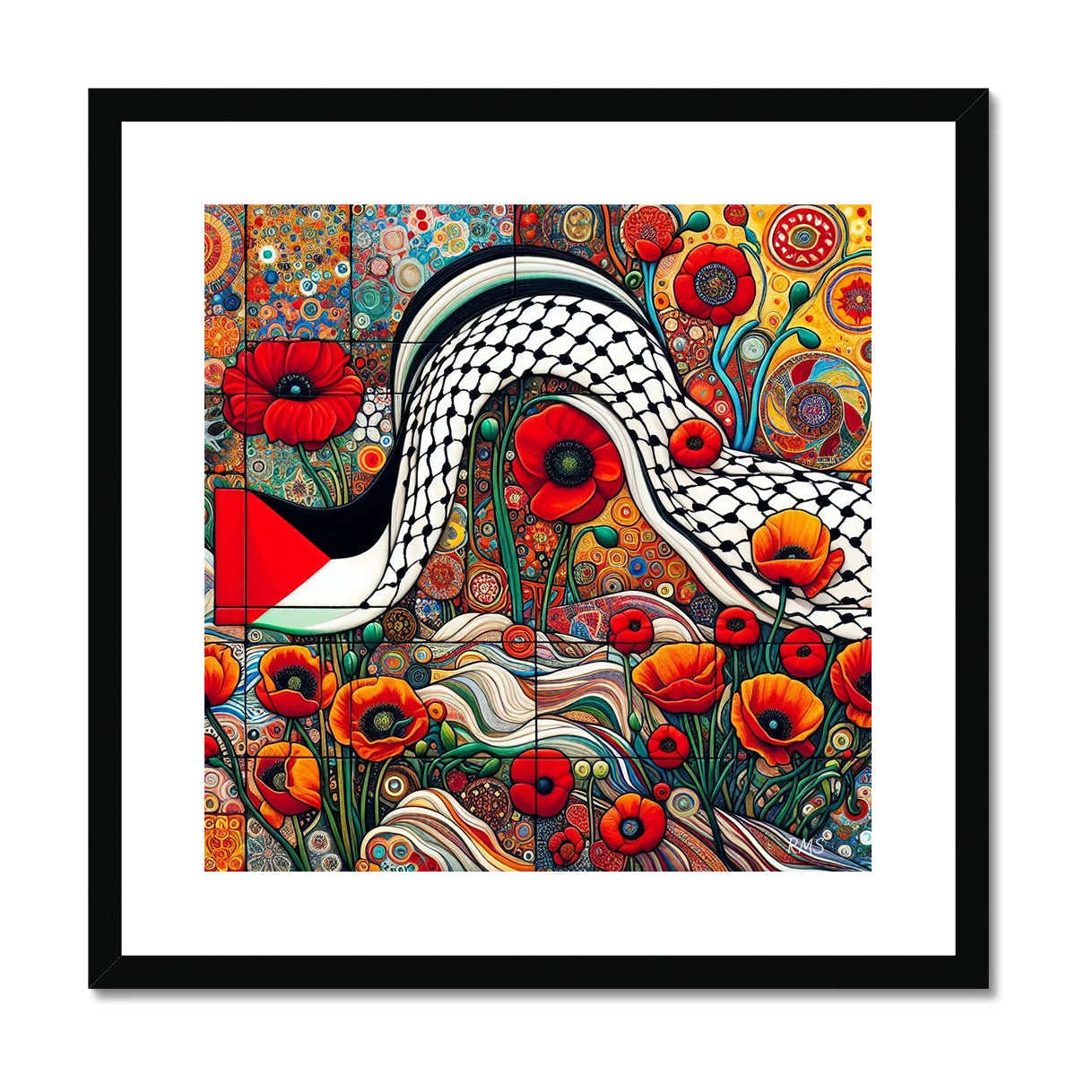 'Identity' Framed & Mounted Print Fine art kite-927557133 20"x20" / Black Frame - Gifting Spree