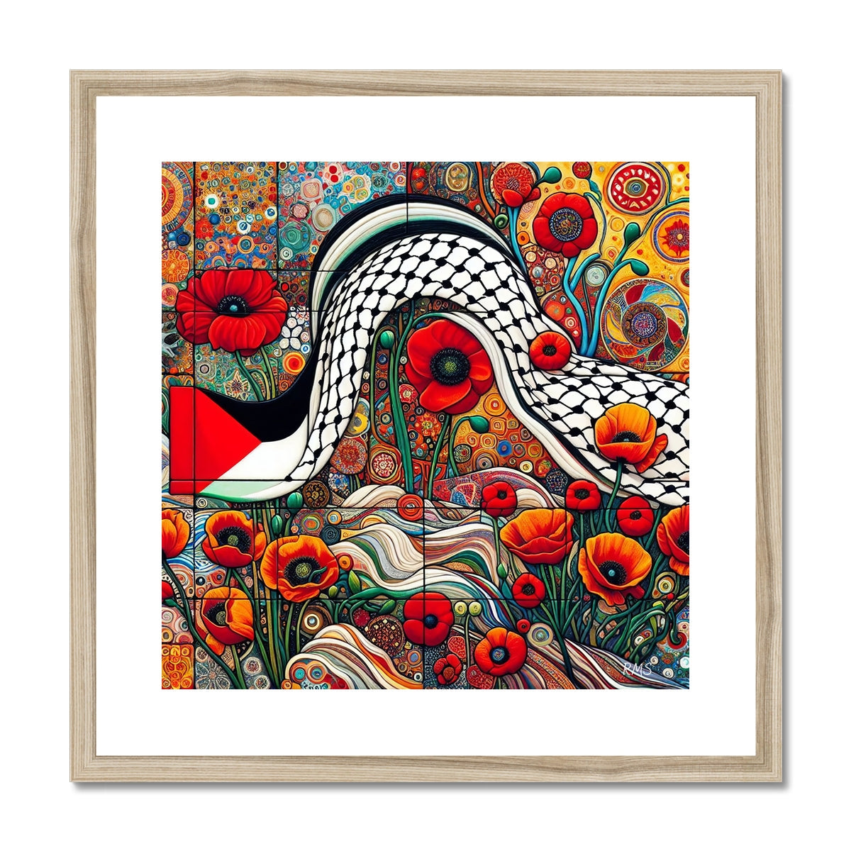 'Identity' Framed & Mounted Print Fine art kite-927557135 20"x20" / Natural Frame - Gifting Spree