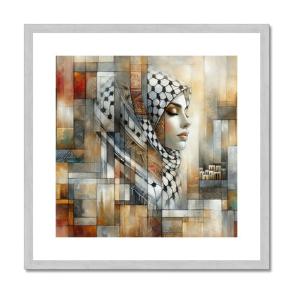 'Inception' Antique Framed & Mounted Print Fine art kite-927561262 20"x20" / Silver Frame - Gifting Spree