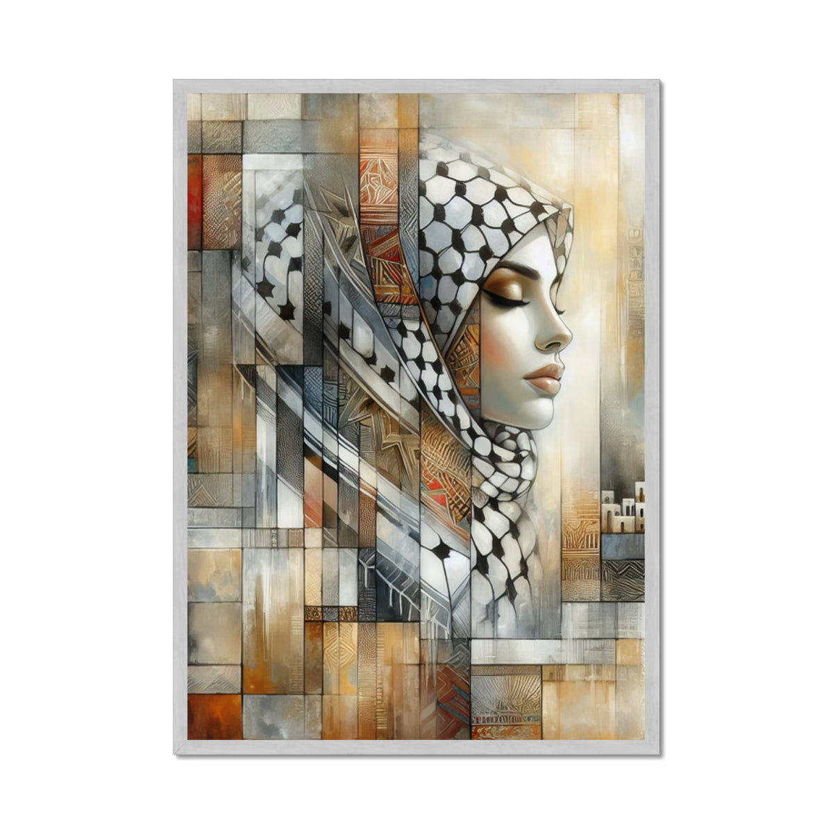 'Inception' Antique Framed Print Fine art kite-927561214 A1 Portrait / Silver Frame - Gifting Spree