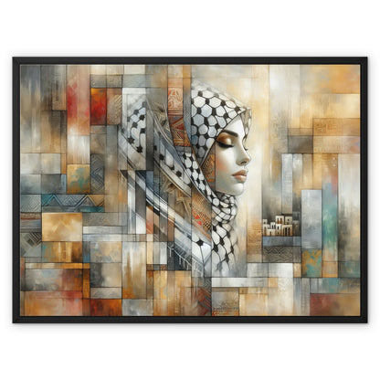 'Inception' Framed Canvas Fine art kite-927561612 32"x24" / Black Frame / White Wrap - Gifting Spree