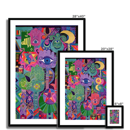 Magical Symbols, 1992 Framed & Mounted Print | Gifting Spree 'Magical Symbols' Framed & Mounted Print Fine art - Gifting Spree