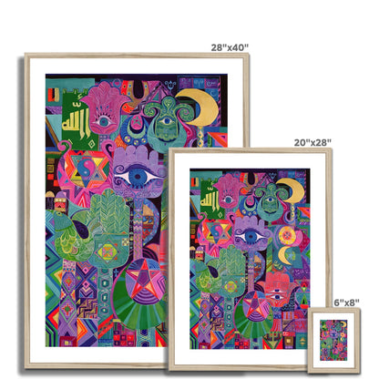 Magical Symbols, 1992 Framed & Mounted Print | Gifting Spree 'Magical Symbols' Framed & Mounted Print Fine art - Gifting Spree