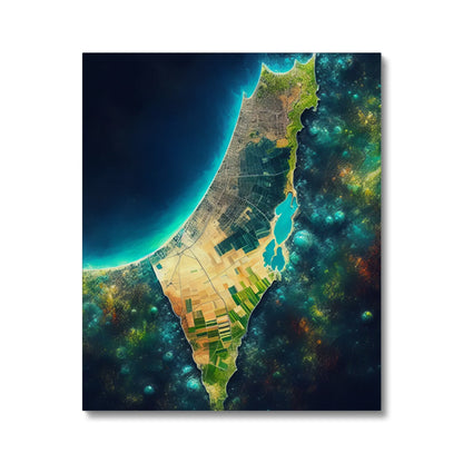 'Palestine Galaxy' Canvas Print Fine art kite-909283402 20"x24" / Image Wrap - Gifting Spree