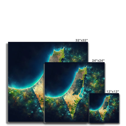 'Palestine Galaxy' Canvas Print Fine art - Gifting Spree