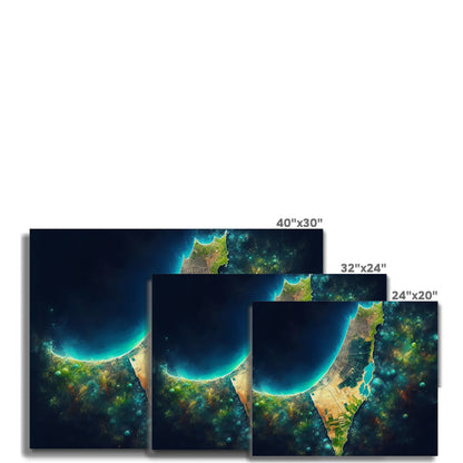 'Palestine Galaxy' Canvas Print Fine art - Gifting Spree