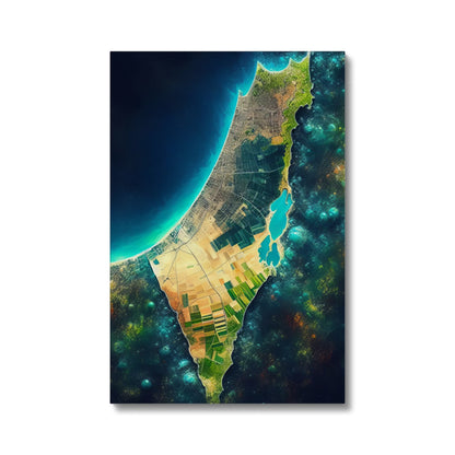 'Palestine Galaxy' Eco Canvas Art Print Fine art kite-909283614 16"x24" / Image Wrap - Gifting Spree