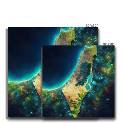 'Palestine Galaxy' Eco Canvas Art Print Fine art - Gifting Spree