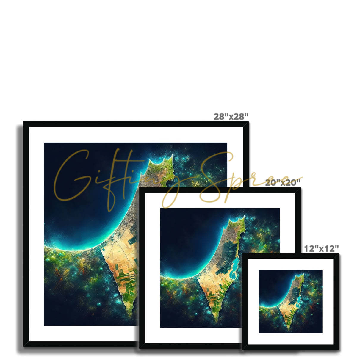 'Palestine Galaxy' Framed & Mounted Print Fine art - Gifting Spree