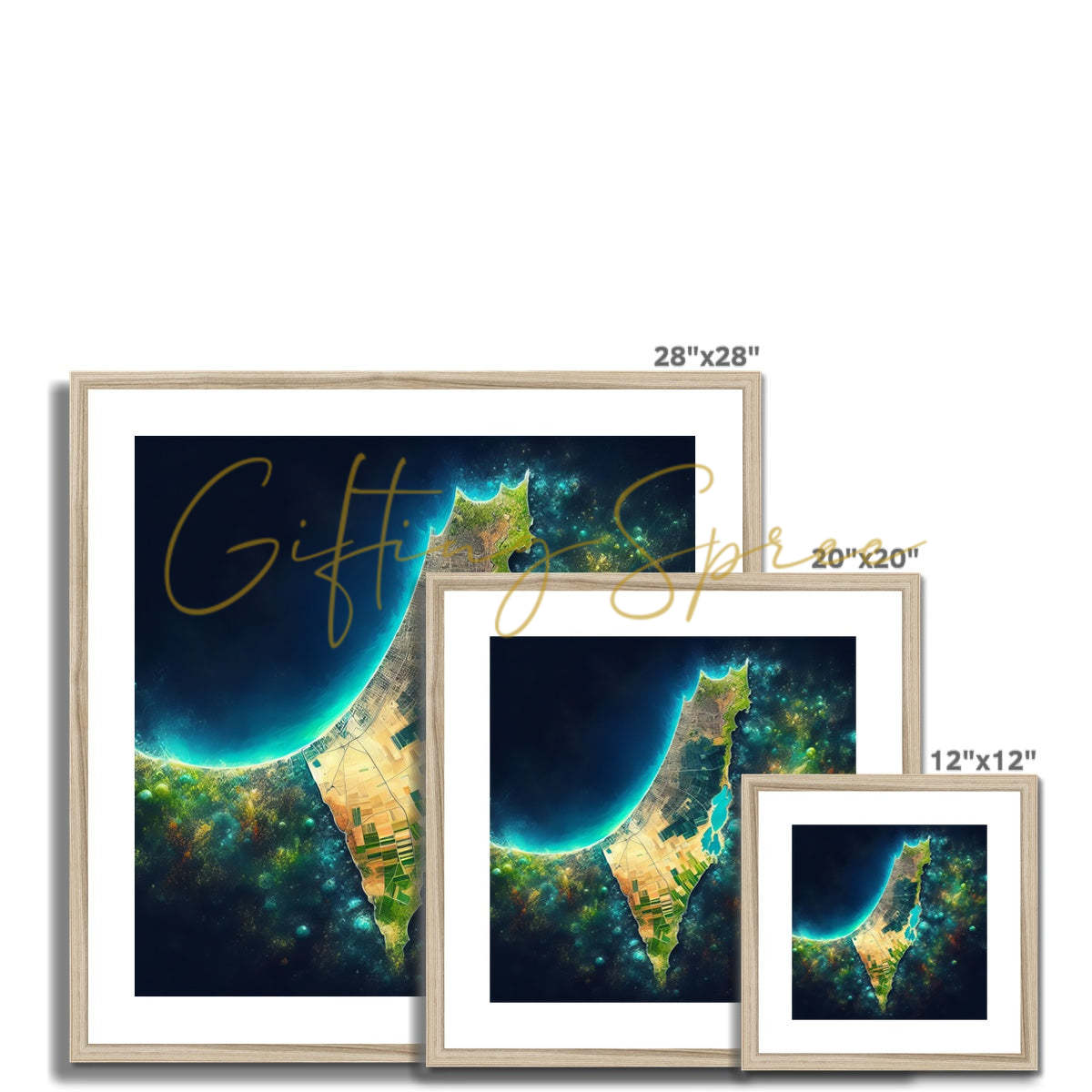 'Palestine Galaxy' Framed & Mounted Print Fine art - Gifting Spree