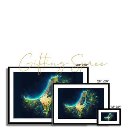 'Palestine Galaxy' Framed & Mounted Print Fine art - Gifting Spree