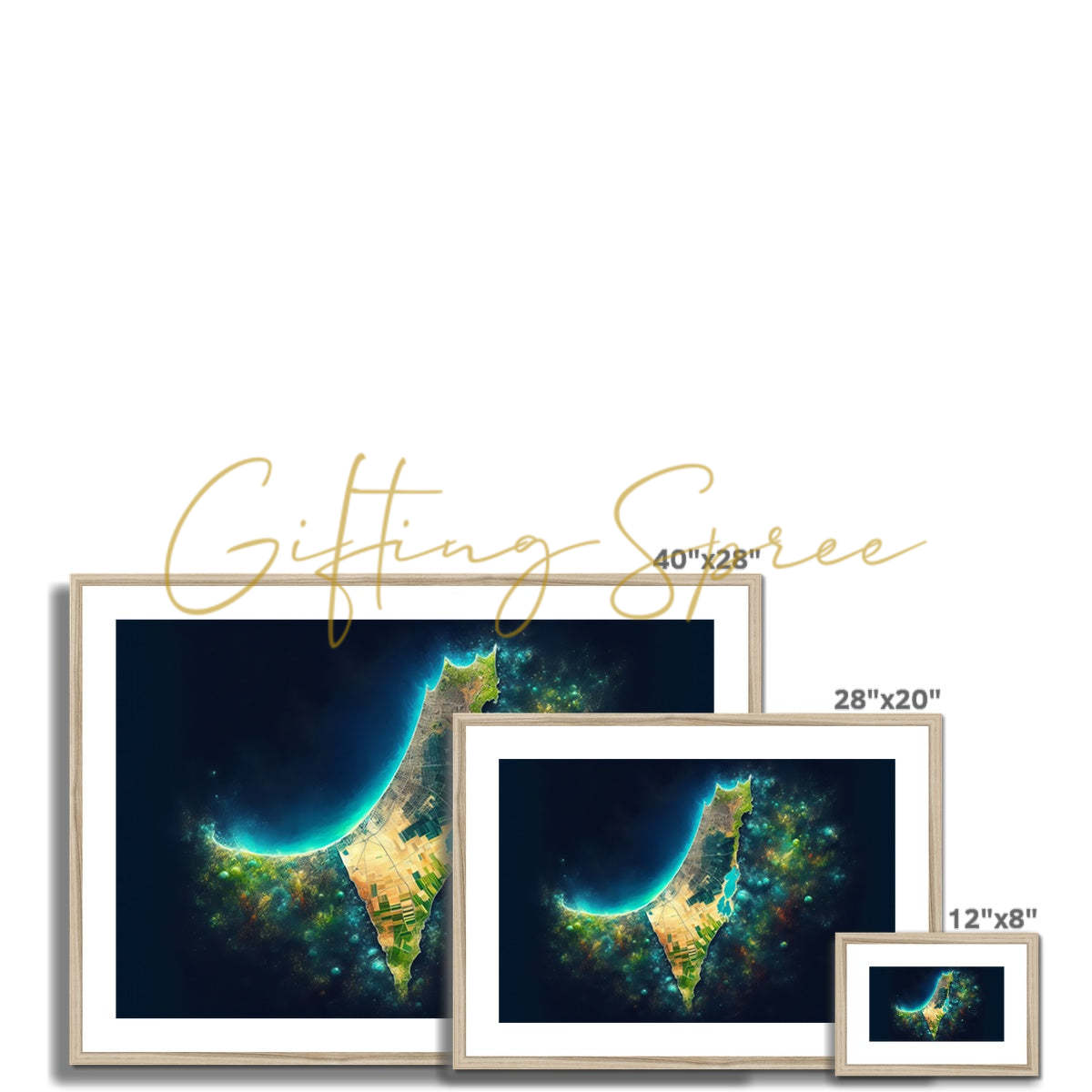 'Palestine Galaxy' Framed & Mounted Print Fine art - Gifting Spree