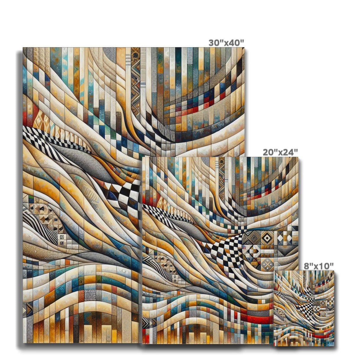 'Palestinian DNA' Canvas Fine art - Gifting Spree