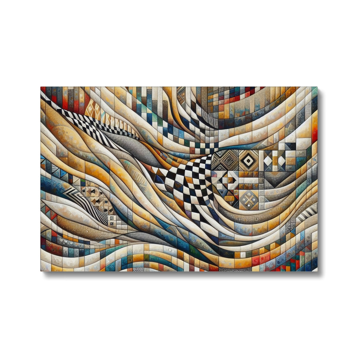 'Palestinian DNA' Eco Canvas Fine art kite-927094241 24"x16" / White Wrap - Gifting Spree