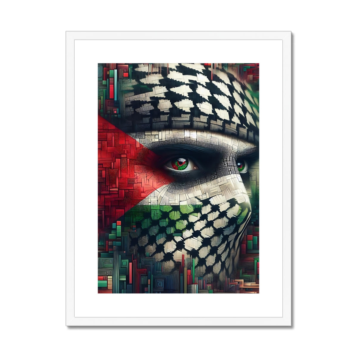 'Pursuit of Freedom' Framed & Mounted Print Fine art kite-925213749 18"x24" / White Frame - Gifting Spree