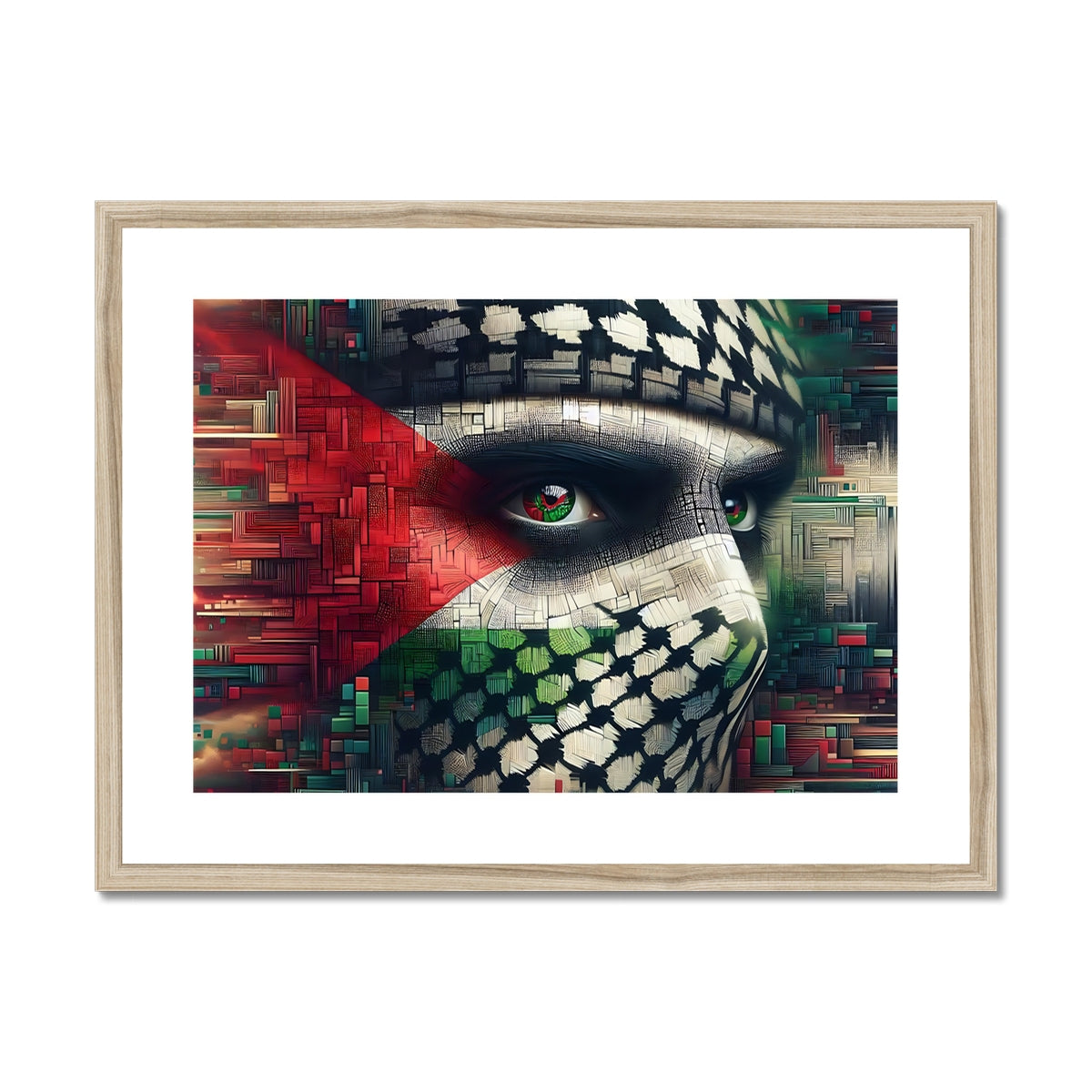 'Pursuit of Freedom' Framed & Mounted Print Fine art kite-925213753 24"x18" / Natural Frame - Gifting Spree