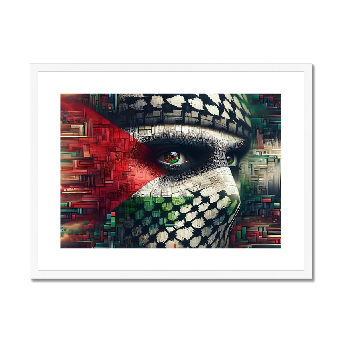 'Pursuit of Freedom' Framed & Mounted Print Fine art kite-925213752 24"x18" / White Frame - Gifting Spree