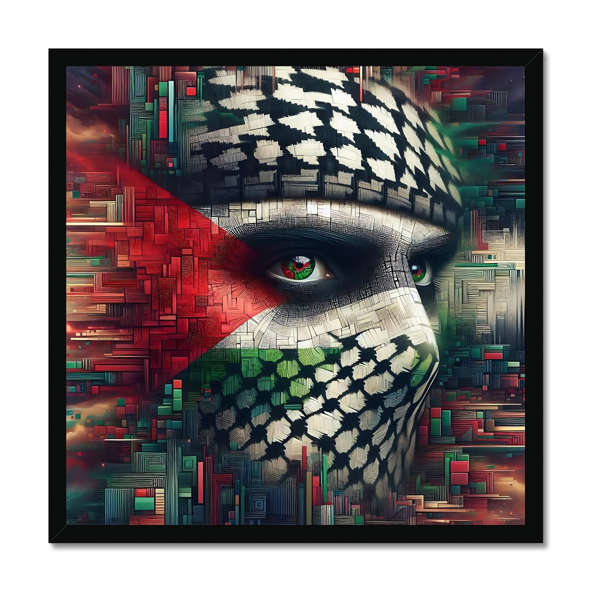 'Pursuit of Freedom' Framed Print Fine art kite-925213646 20"x20" / Black Frame - Gifting Spree