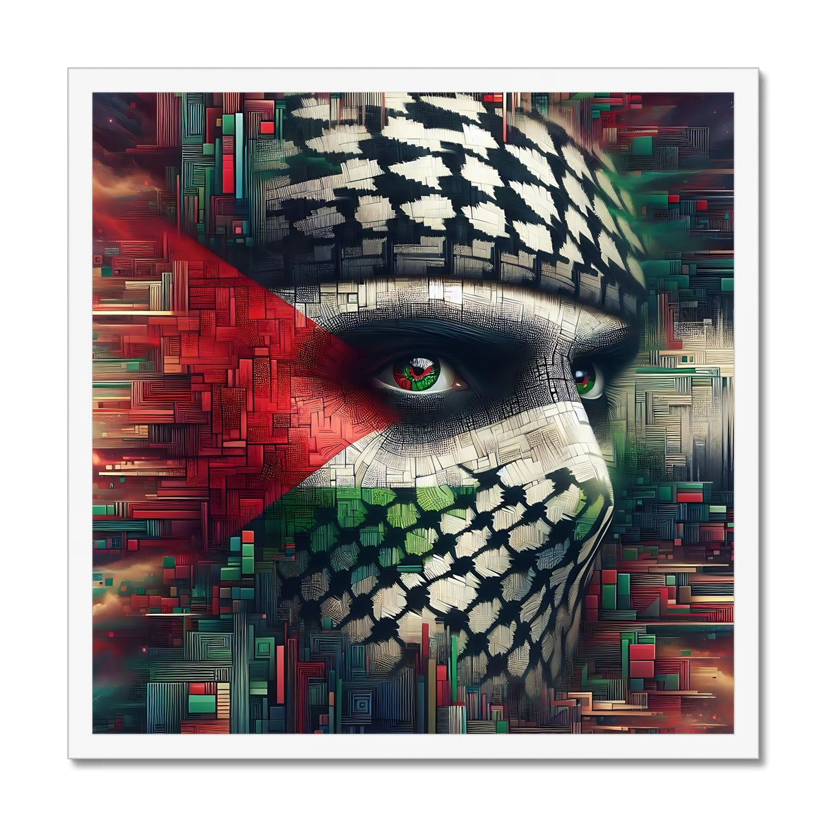 'Pursuit of Freedom' Framed Print Fine art kite-925213647 20"x20" / White Frame - Gifting Spree