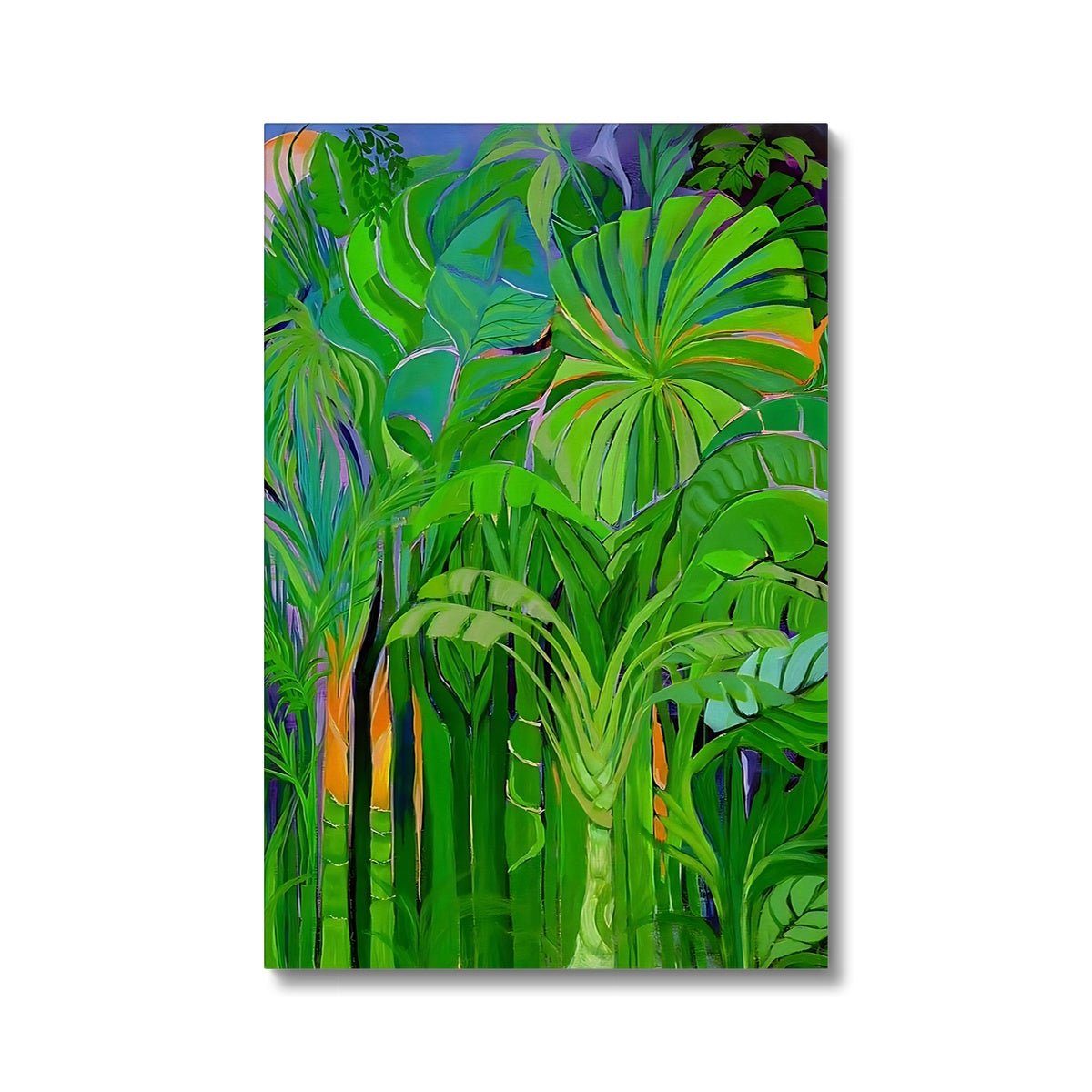 'Rainforest Malaysia' Eco Canvas Art Print Fine art kite-908524805 16"x24" / White Wrap - Gifting Spree