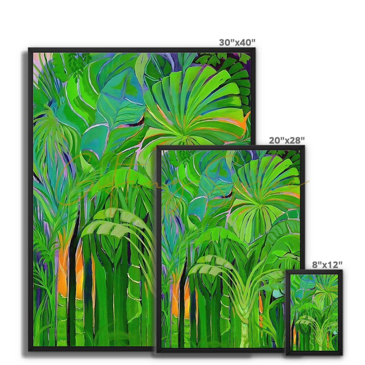 'Rainforest Malaysia' Framed Canvas Fine art - Gifting Spree