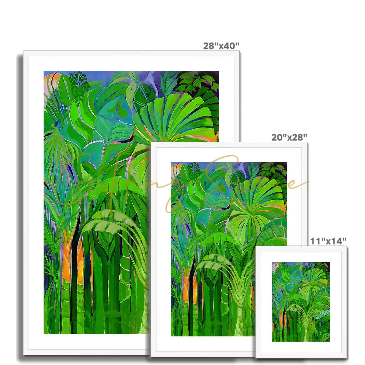 'Rainforest Malaysia' Framed & Mounted Print Fine art - Gifting Spree