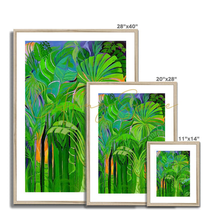 'Rainforest Malaysia' Framed & Mounted Print Fine art - Gifting Spree