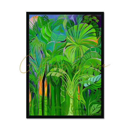 'Rainforest Malaysia' Framed Print Fine art kite-908524295 20"x28" / Black Frame - Gifting Spree