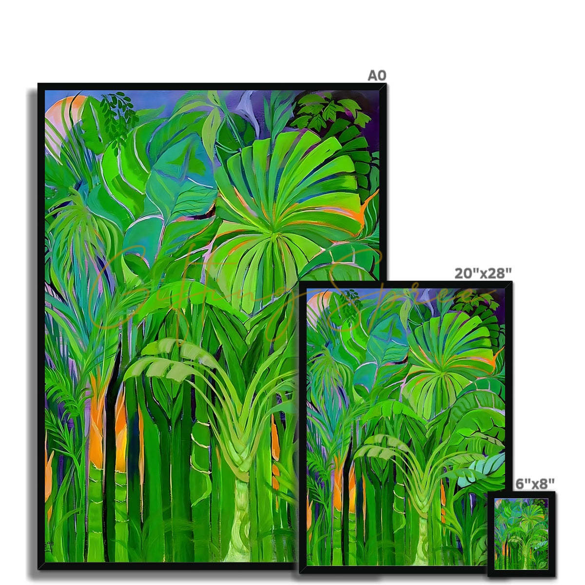 'Rainforest Malaysia' Framed Print Fine art - Gifting Spree