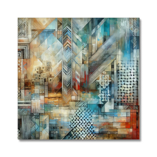 'Reflections' Canvas Fine art kite-927299908 28"x28" / White Wrap - Gifting Spree