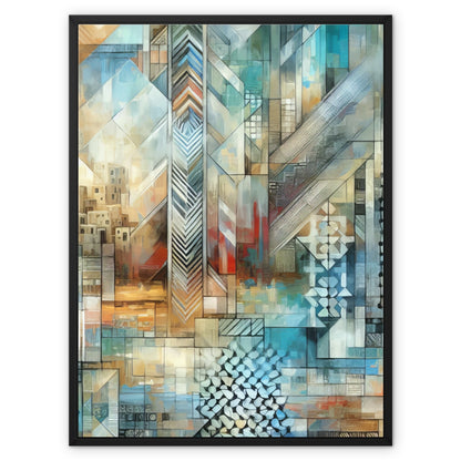 'Reflections' Framed Canvas Fine art kite-927300168 24"x32" / Black Frame / Image Wrap - Gifting Spree