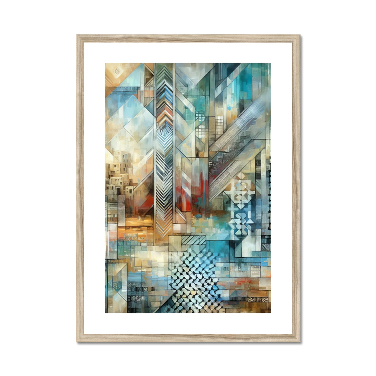 'Reflections' Framed & Mounted Print Fine art kite-927299693 20"x28" / Natural Frame - Gifting Spree