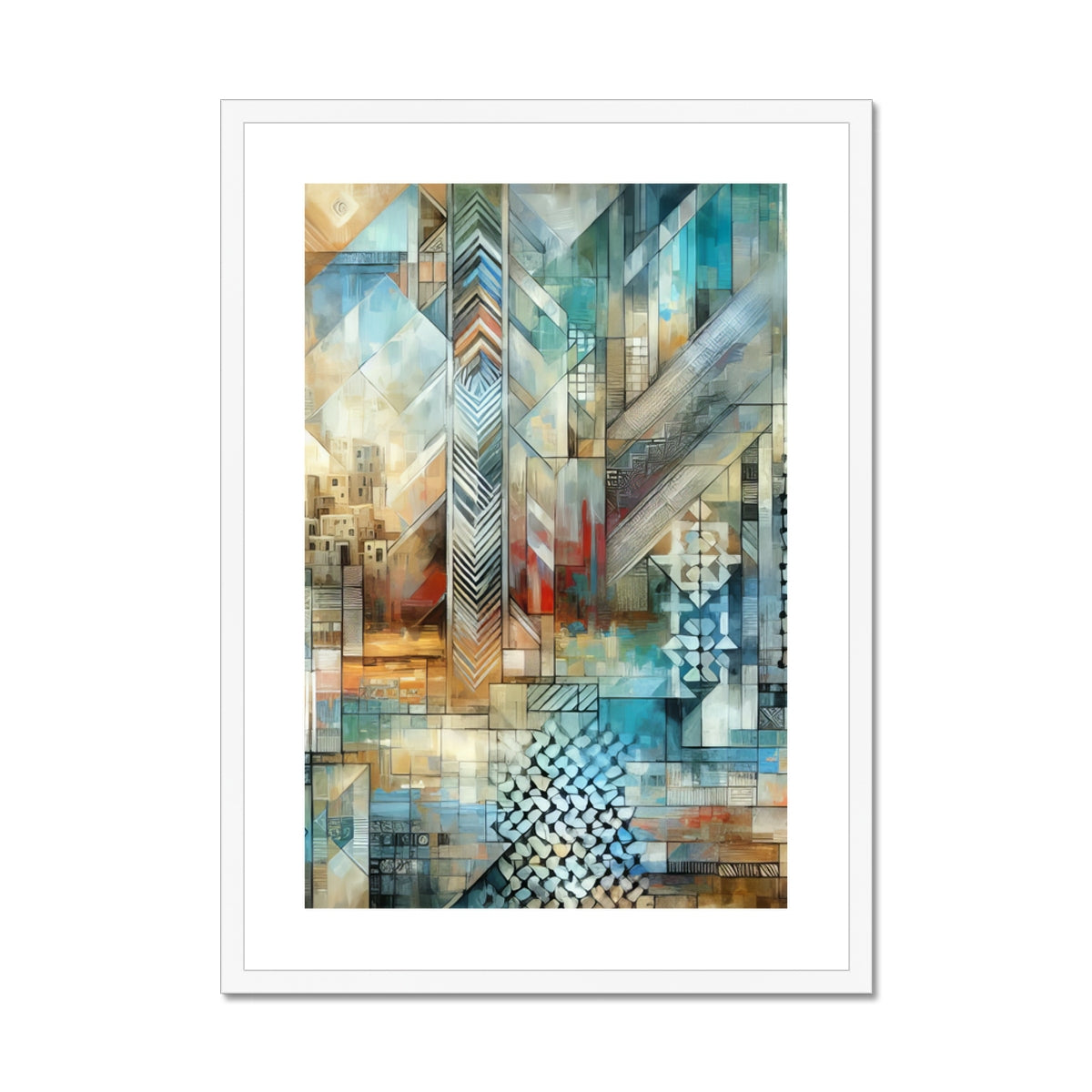 'Reflections' Framed & Mounted Print Fine art kite-927299692 20"x28" / White Frame - Gifting Spree