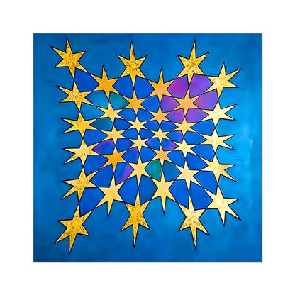 'Starburst' Rolled Canvas Fine art kite-898061442 24"x24" - Gifting Spree