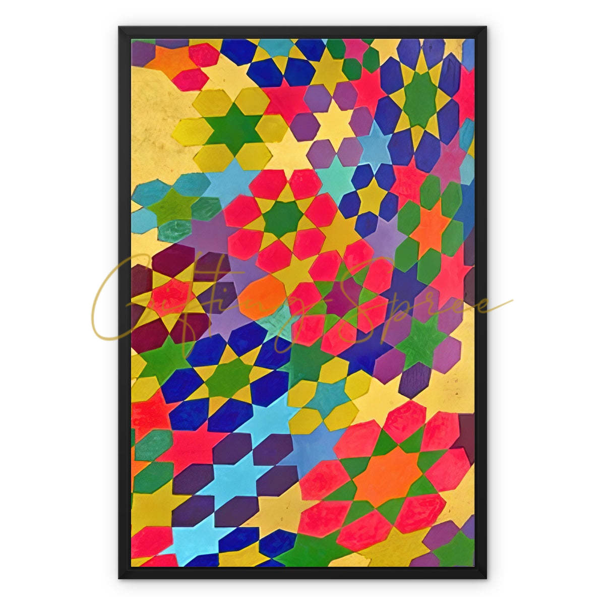 'Summer Dreams' Framed Canvas Art Print Fine art kite-909127987 20"x30" / Black Frame / Image Wrap - Gifting Spree