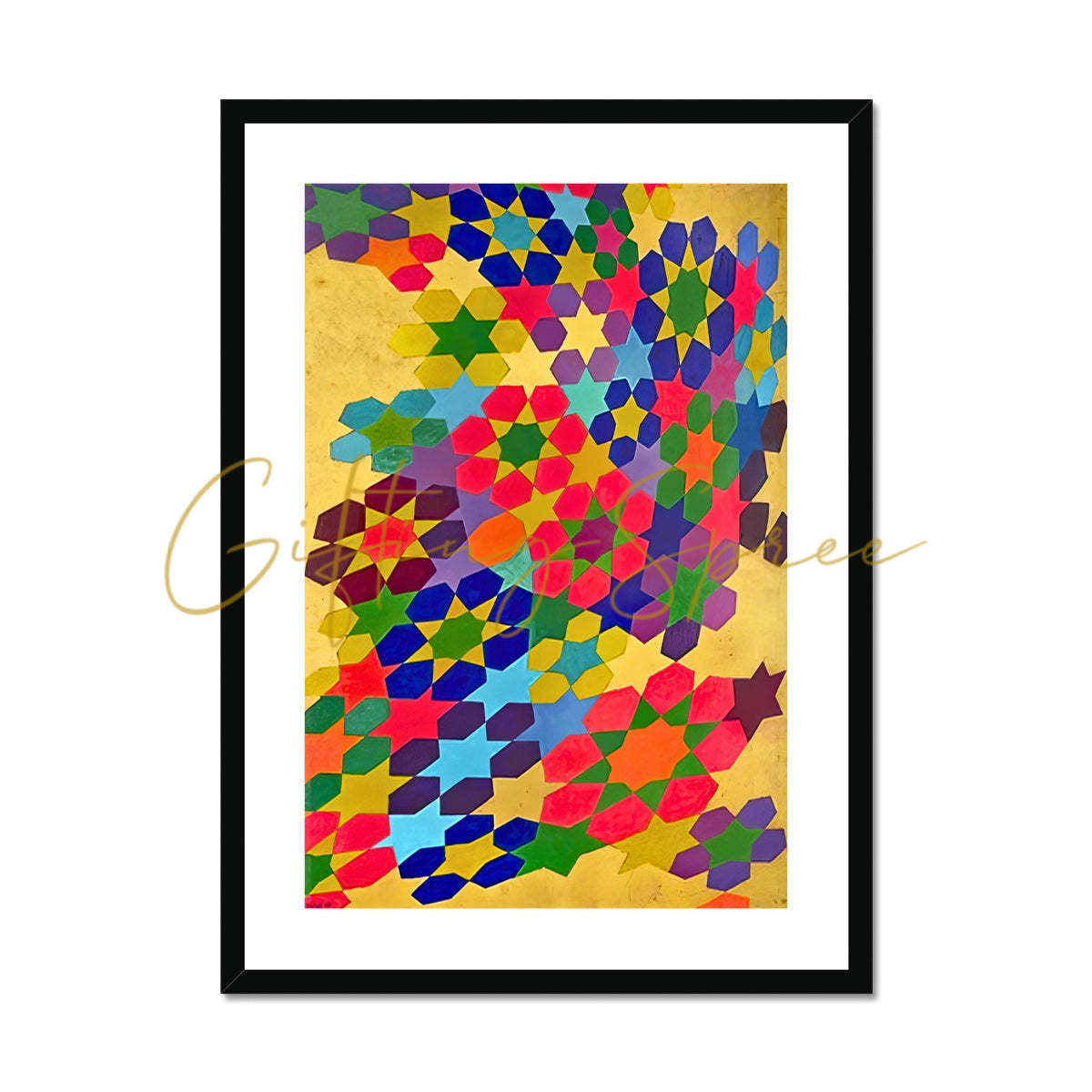 'Summer Dreams' Framed & Mounted Print Fine art kite-909127514 20"x28" / Black Frame - Gifting Spree