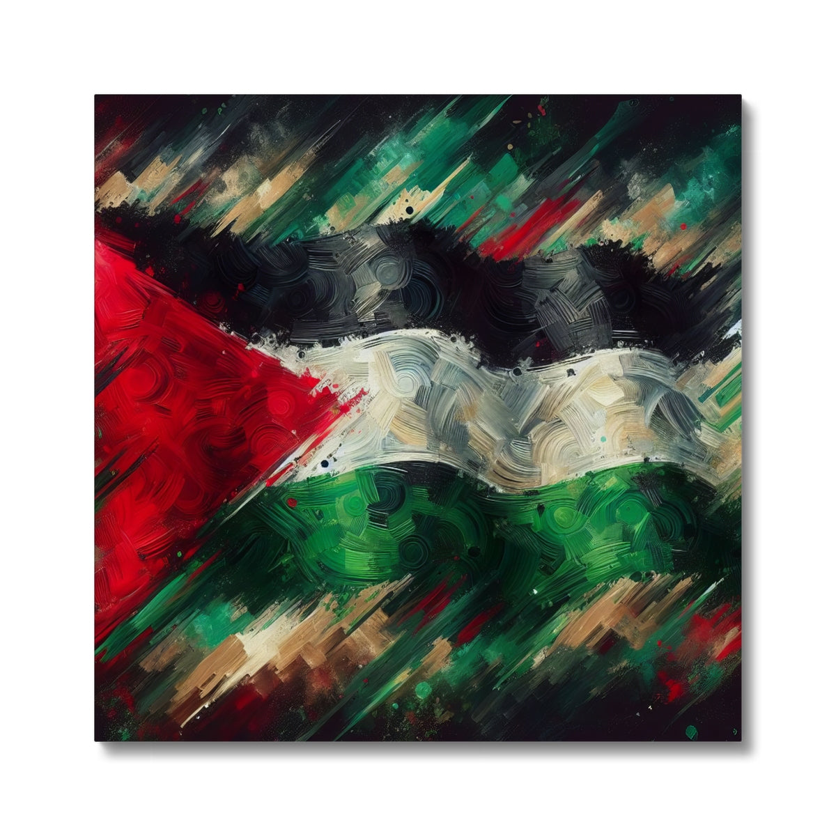 'The Flag' Canvas Fine art kite-925453362 24"x24" / Image Wrap - Gifting Spree