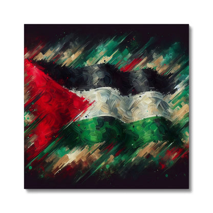 'The Flag' Canvas Fine art kite-925453361 24"x24" / White Wrap - Gifting Spree