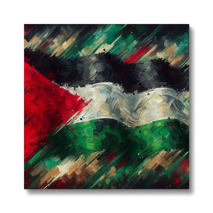 'The Flag' Eco Canvas Fine art kite-925453564 16"x16" / Image Wrap - Gifting Spree