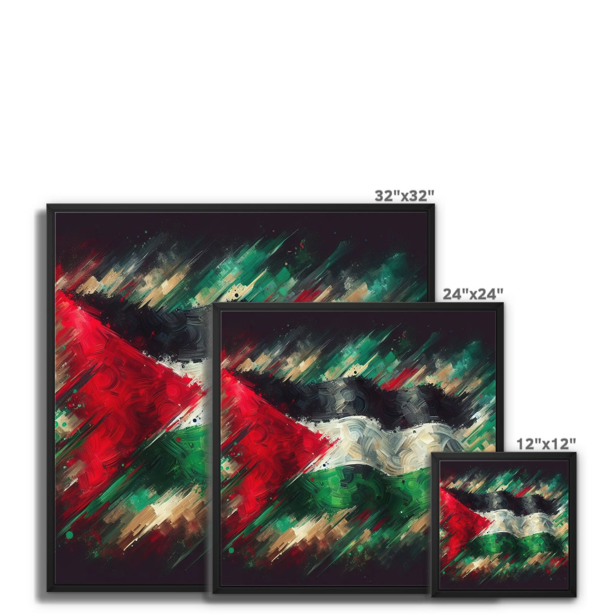 'The Flag' Framed Canvas Fine art - Gifting Spree