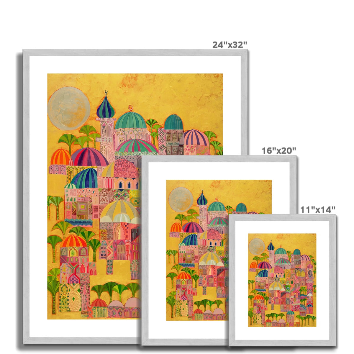 The Golden City, 1993-94 Antique Framed & Mounted Print Fine art - Gifting Spree