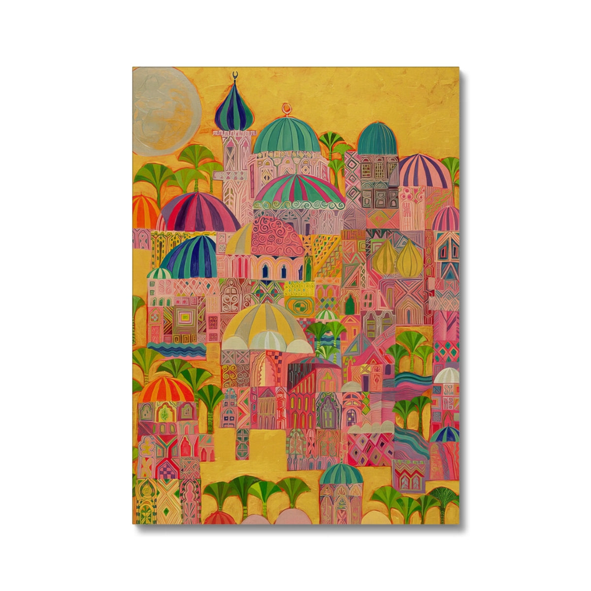 The Golden City, 1993-94 Canvas Fine art kite-916208443 20"x28" / Image Wrap - Gifting Spree