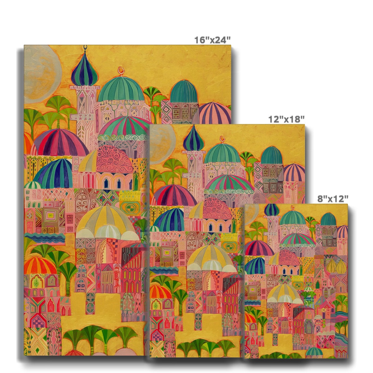 The Golden City, 1993-94 Eco Canvas Fine art - Gifting Spree